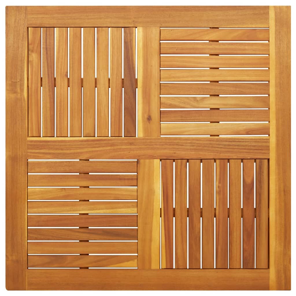 VidaXL Acacia Tafelblad 90x90cm - Vierkant - 42% Korting!