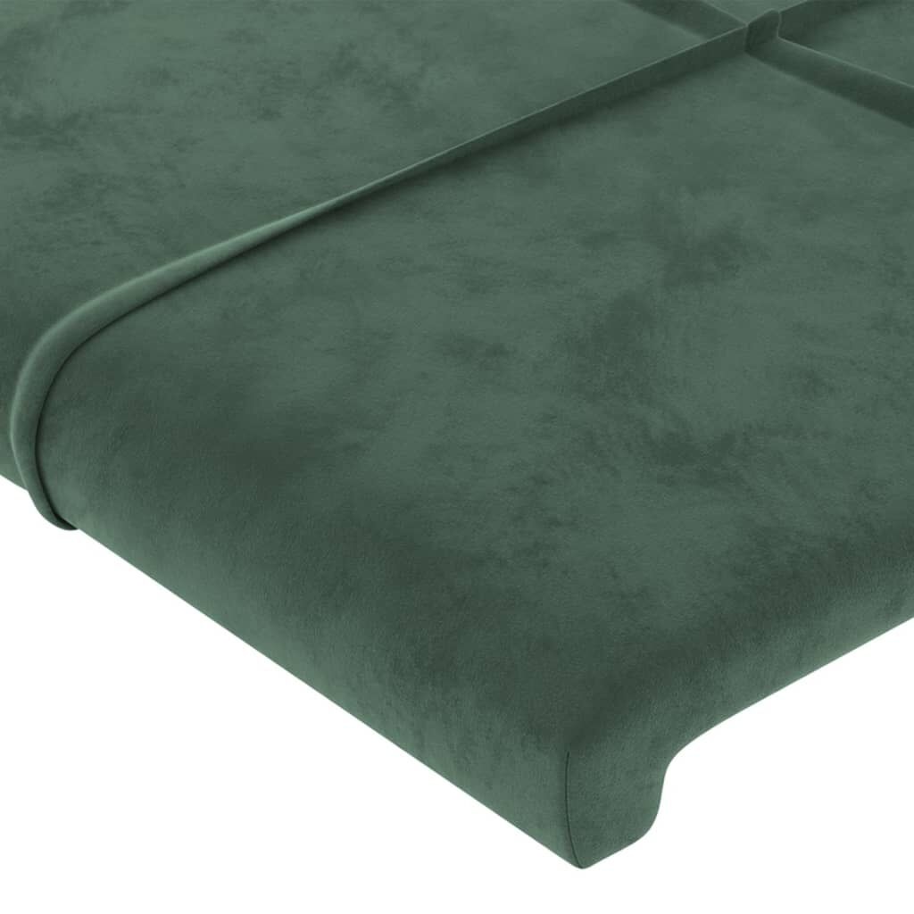 vidaXL 2x Hoofdbord Donkergroen Fluweel 100cm - 35% Korting!