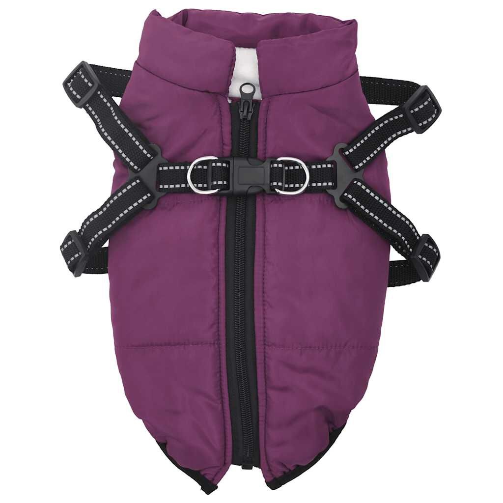 vidaXL Hondenjas met Harnas Paars L36 - 35% Korting!