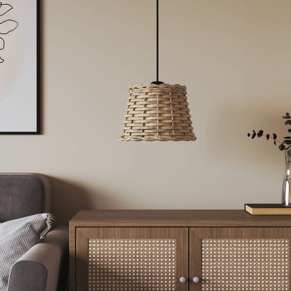 Wicker Plafondlampenkap Bruin Ø20cm - 35% Korting!