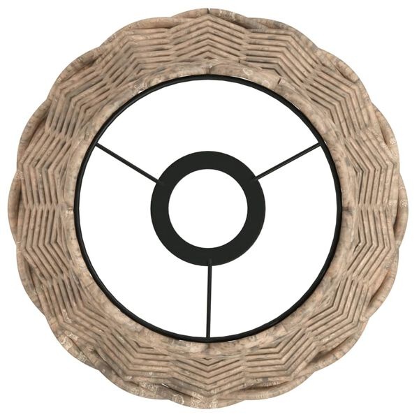 Wicker Plafondlampenkap Bruin Ø20cm - 35% Korting!