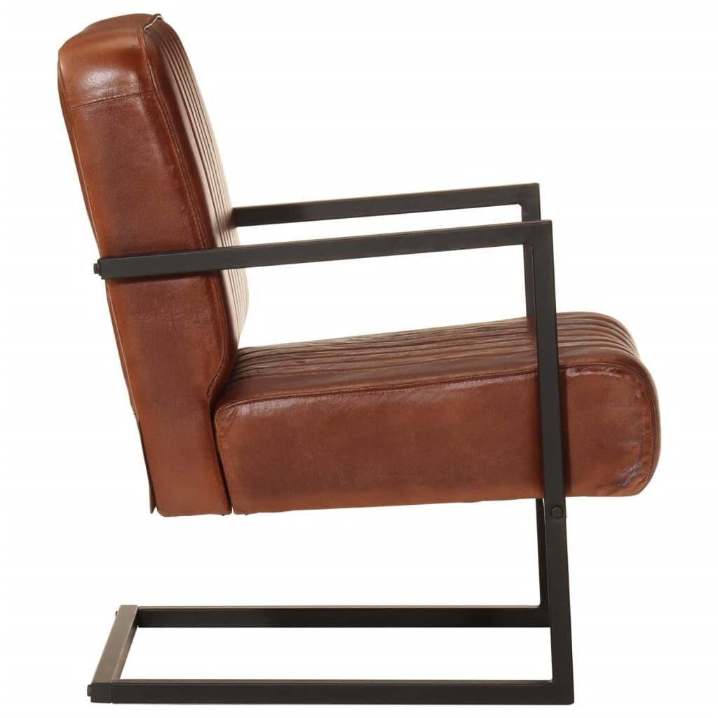 VidaXL Leren Fauteuil Bruin - 35% Korting! (Lichte Schade)