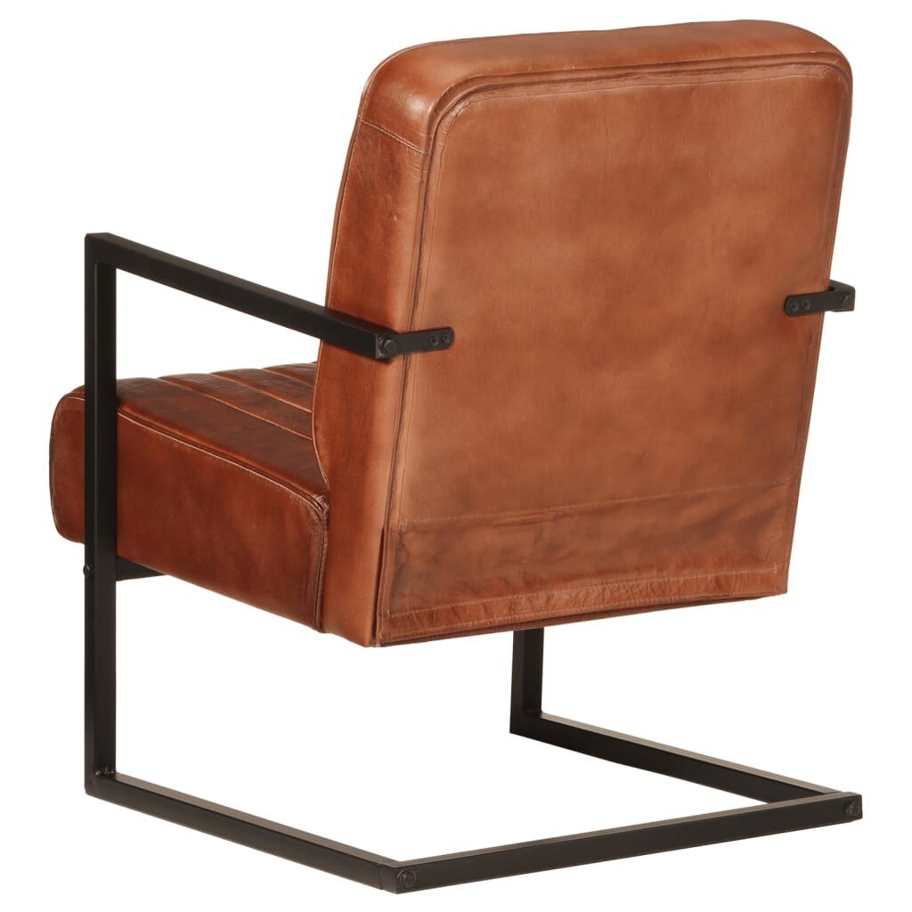 VidaXL Leren Fauteuil Bruin - 35% Korting! (Lichte Schade)