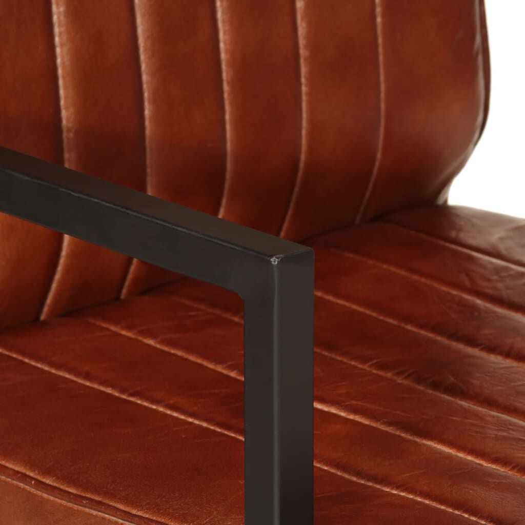VidaXL Leren Fauteuil Bruin - 35% Korting! (Lichte Schade)