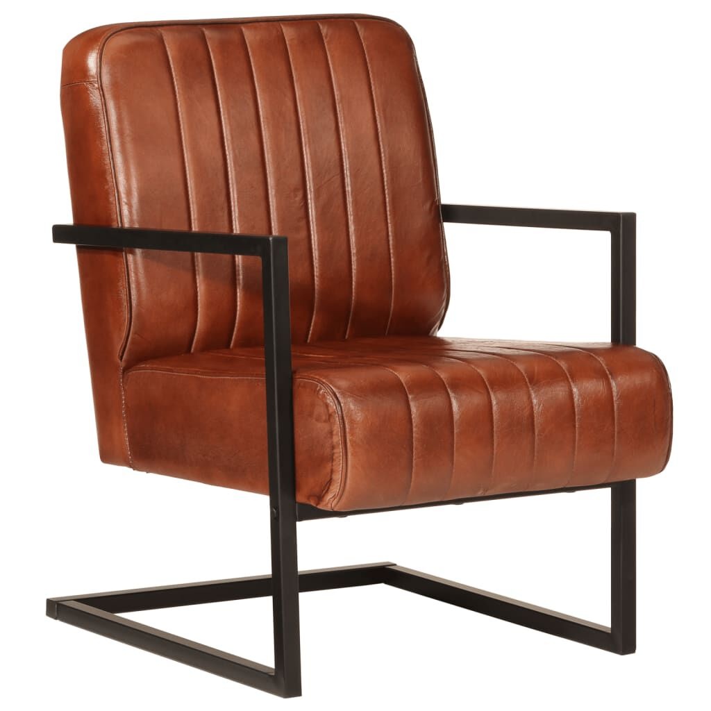 VidaXL Leren Fauteuil Bruin - 35% Korting! (Lichte Schade)
