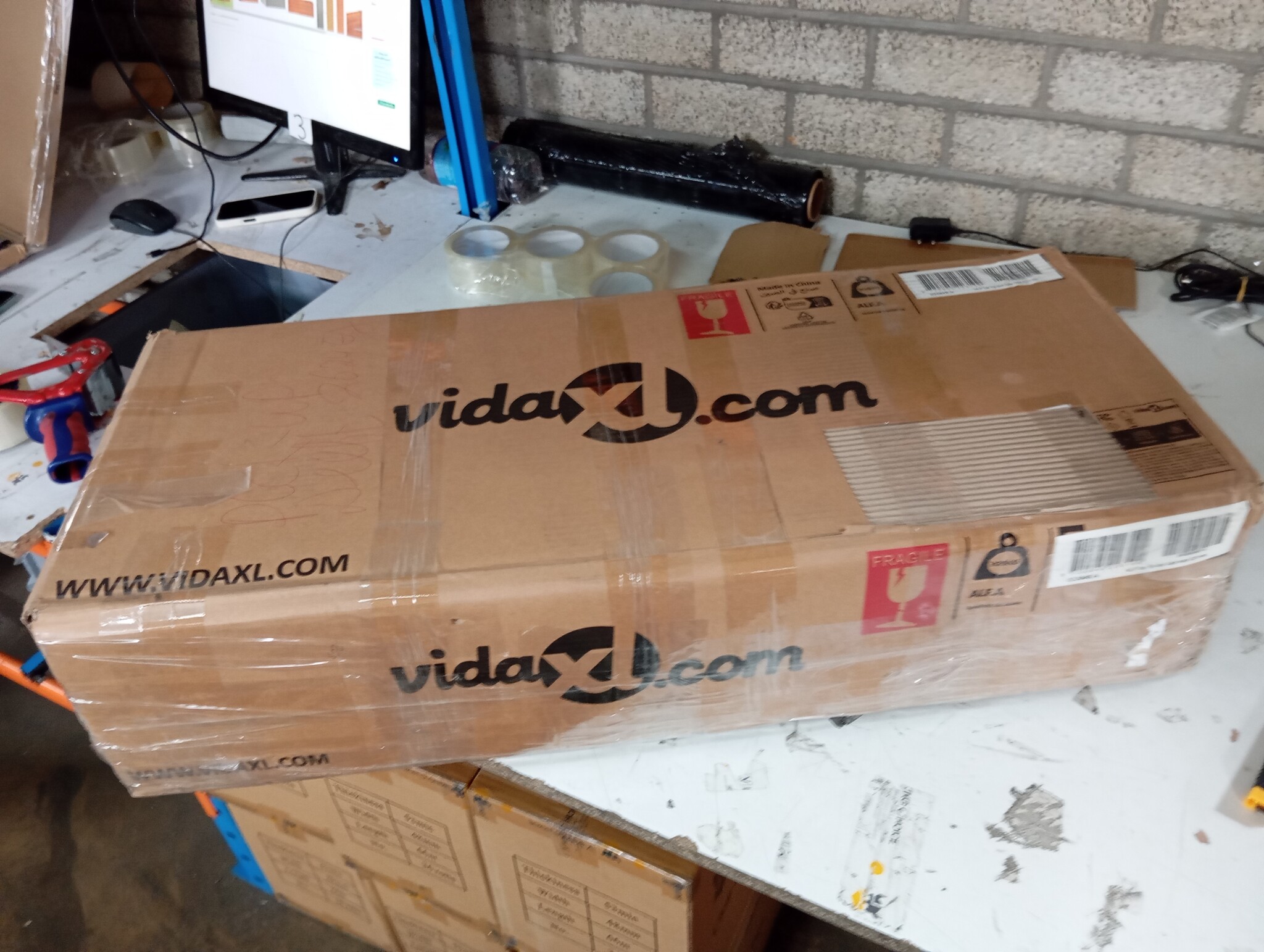 TV-meubel Bruin Eiken met LED - 120cm - 55% Korting!
