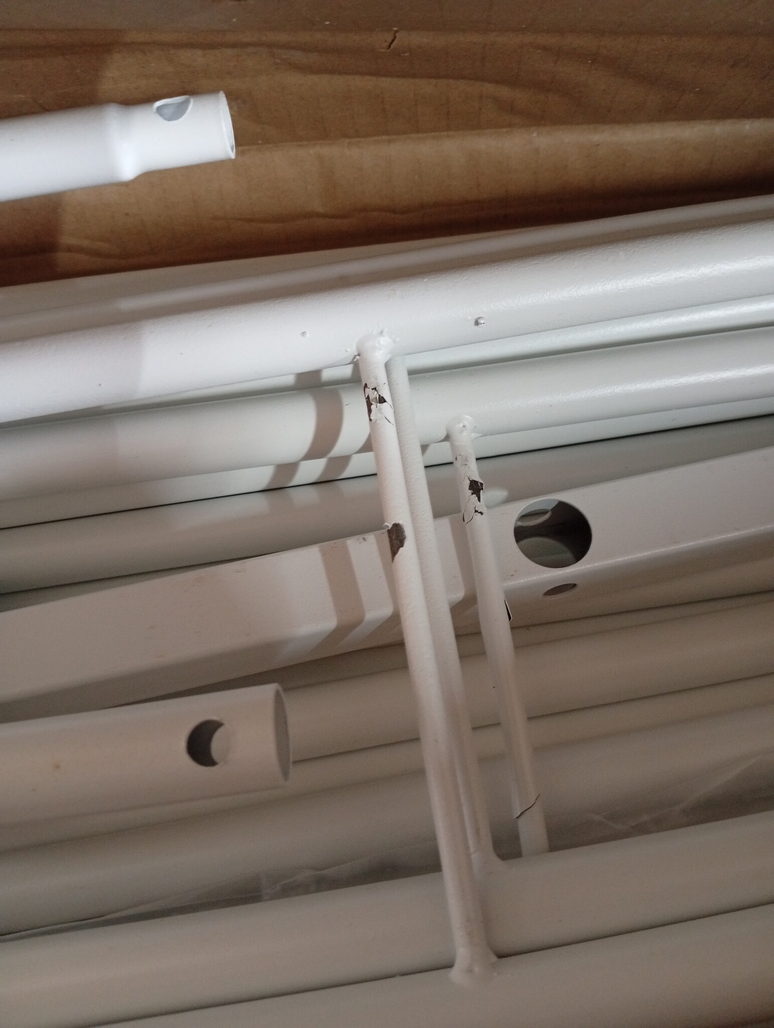 vidaXL Bedframe Metaal Wit 120x200cm - 50% Korting!