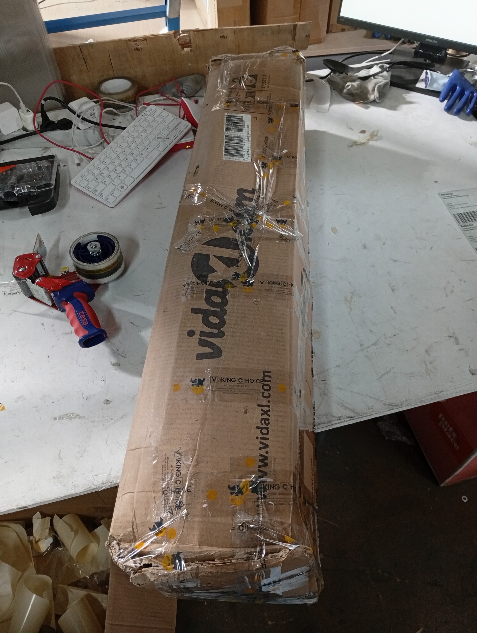vidaXL Bedframe Metaal Wit 120x200cm - 50% Korting!