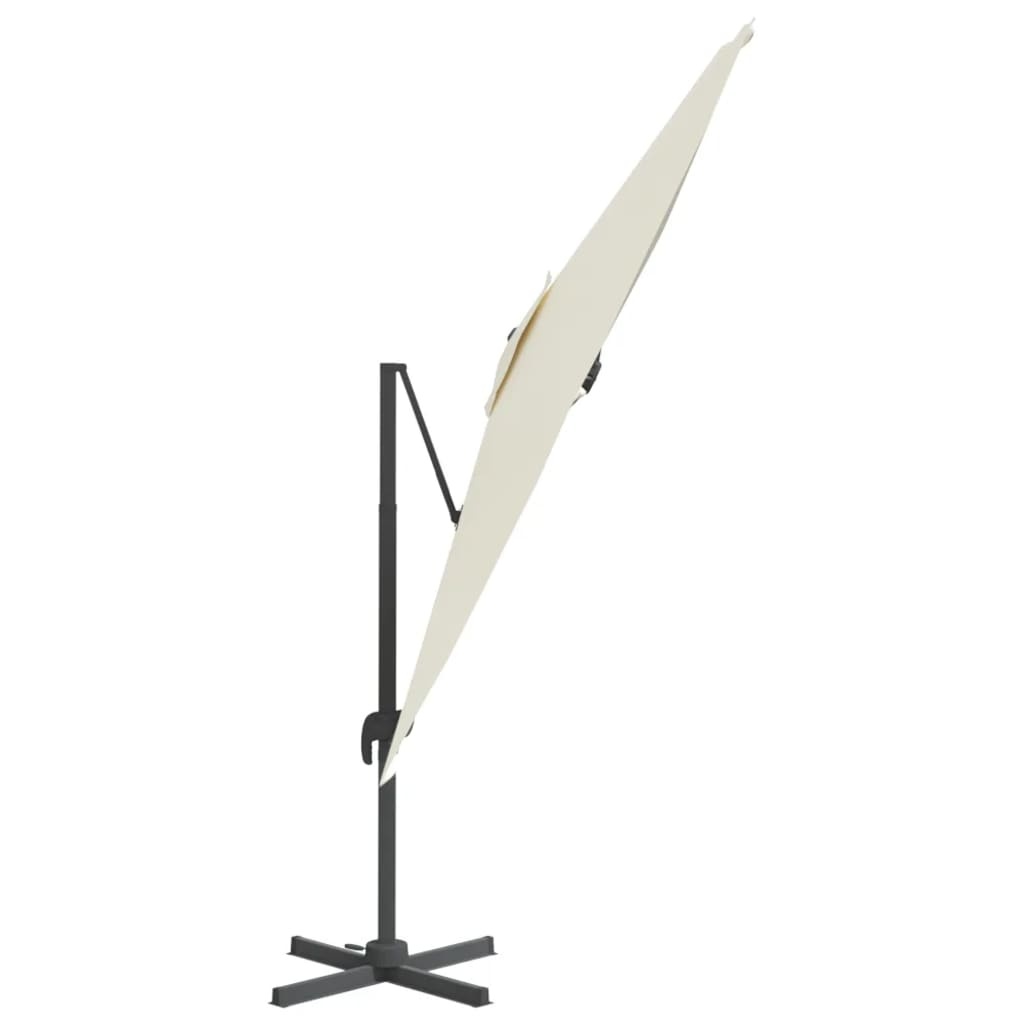 Zweefparasol 400x300 Zandwit - 60% Korting!