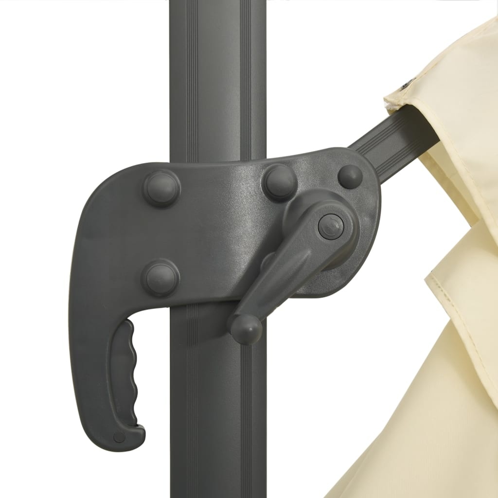 Zweefparasol 400x300 Zandwit - 60% Korting!