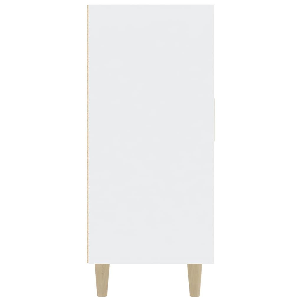 vidaXL Dressoir Wit 90cm - 35% Korting! (Lichte Verpakkingsschade)