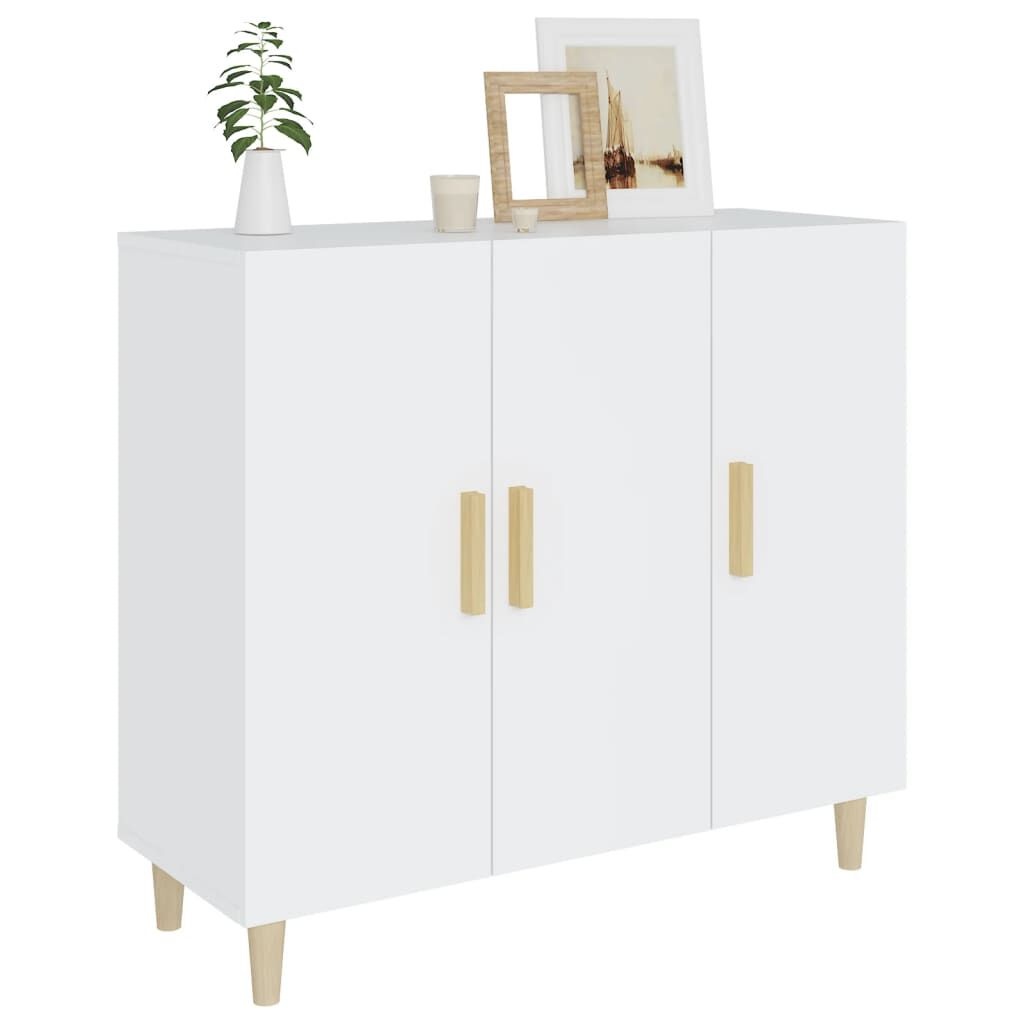 vidaXL Dressoir Wit 90cm - 35% Korting! (Lichte Verpakkingsschade)