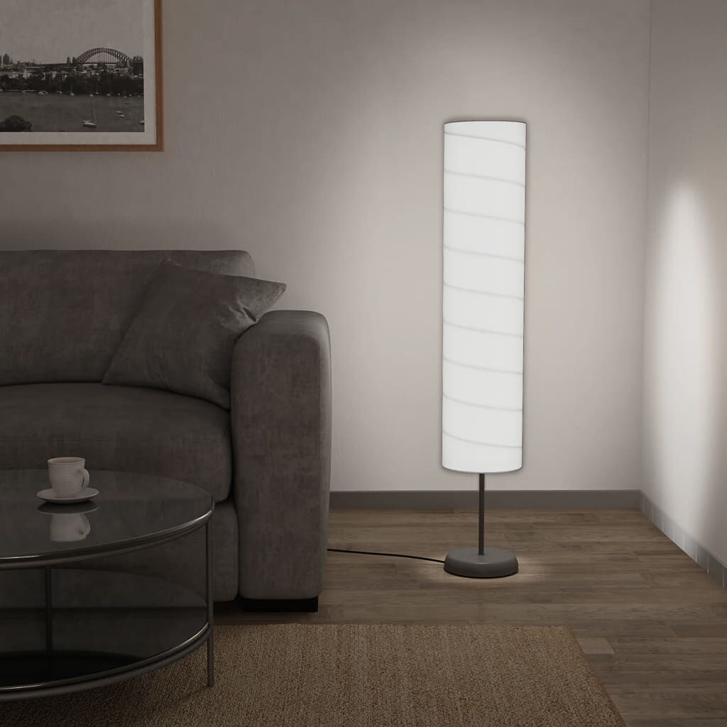vidaXL Vloerlamp Wit E27 - 121cm - 55% Korting!