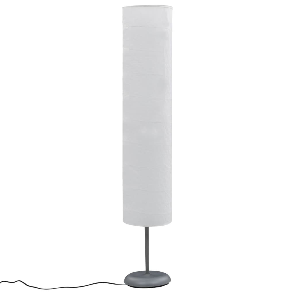 vidaXL Vloerlamp Wit E27 - 121cm - 55% Korting!