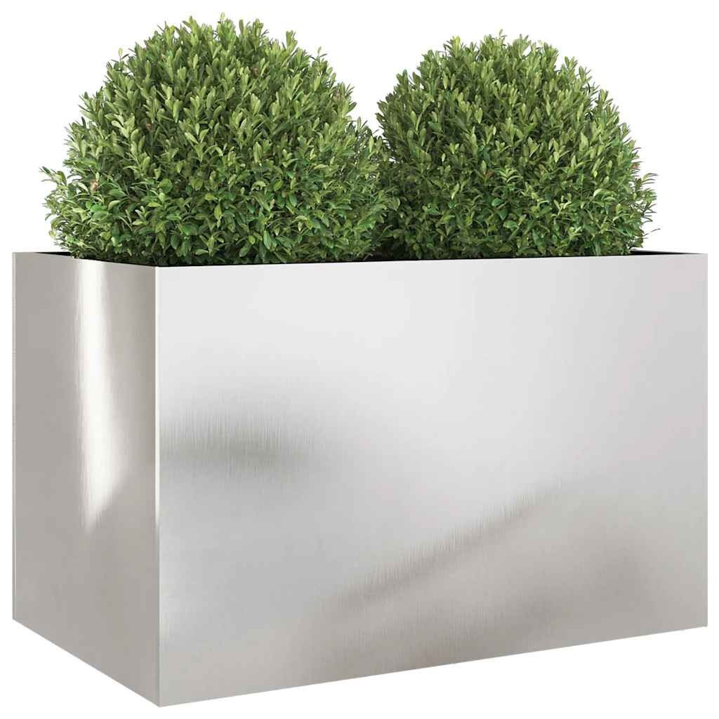 VidaXL Plantenbak RVS 62cm - 35% Korting! Krasje achterkant