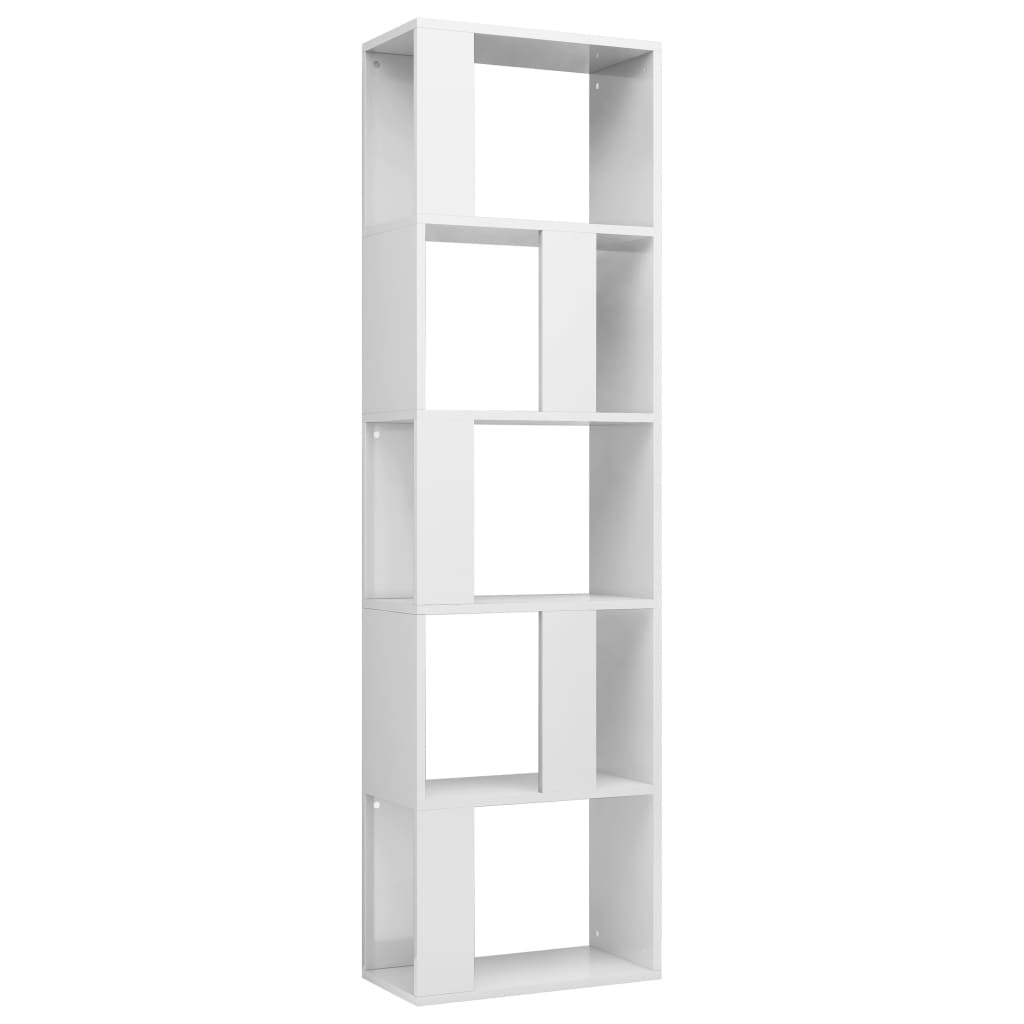 Boekenkast/Kamerscherm Hoogglans Wit - 35% Korting!