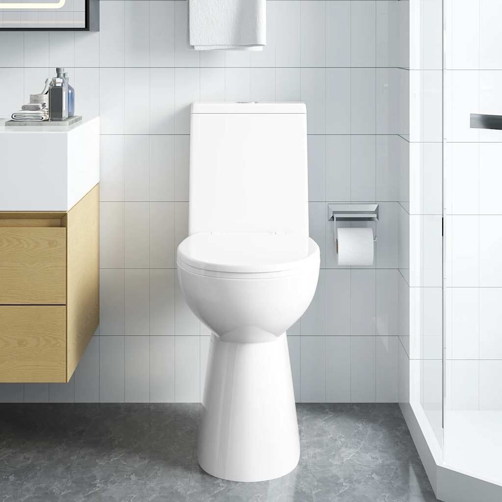 Verhoogd Toilet - VidaXL Randloos + Softclose - 41% Korting!
