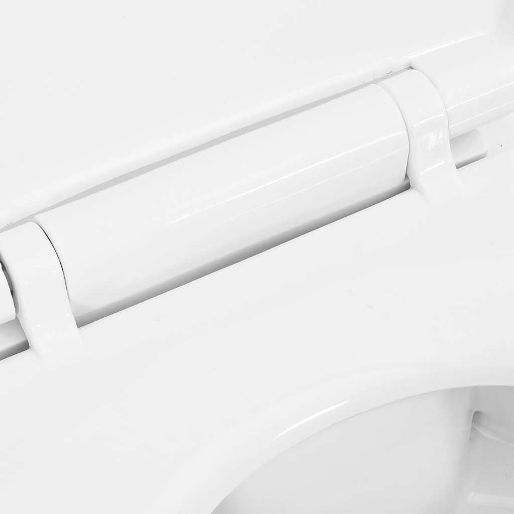 Verhoogd Toilet - VidaXL Randloos + Softclose - 41% Korting!