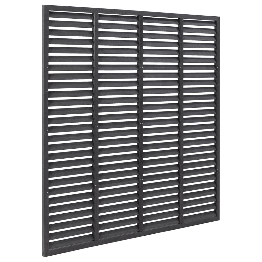 vidaXL Lamellenhek Grijs 180x180cm - 41% Korting!