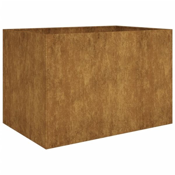 Plantenbak Cortenstaal 120x80x80cm - 60% Korting!