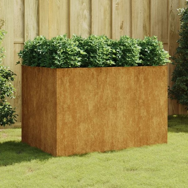 Plantenbak Cortenstaal 120x80x80cm - 60% Korting!