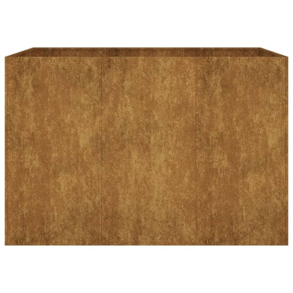 Plantenbak Cortenstaal 120x80x80cm - 60% Korting!
