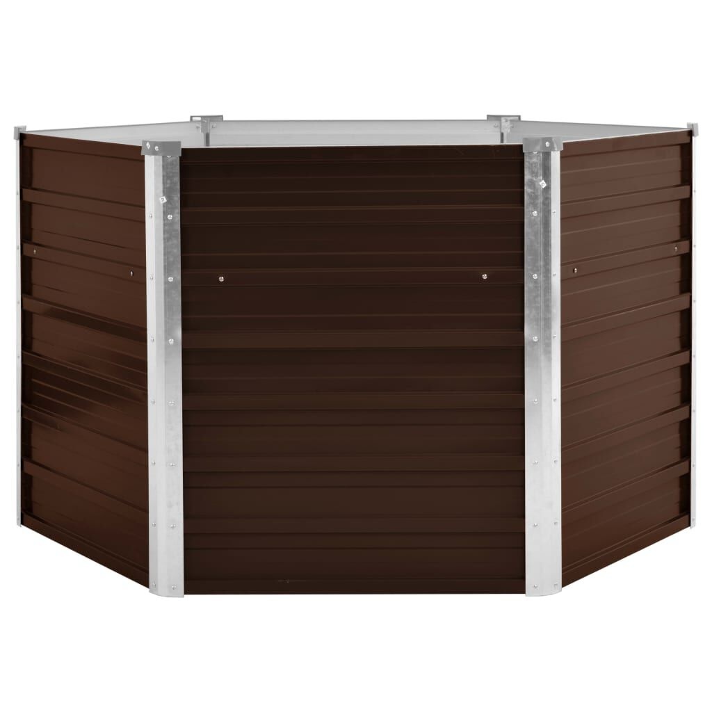 VidaXL Verhoogde Plantenbak 129cm Bruin -35%!