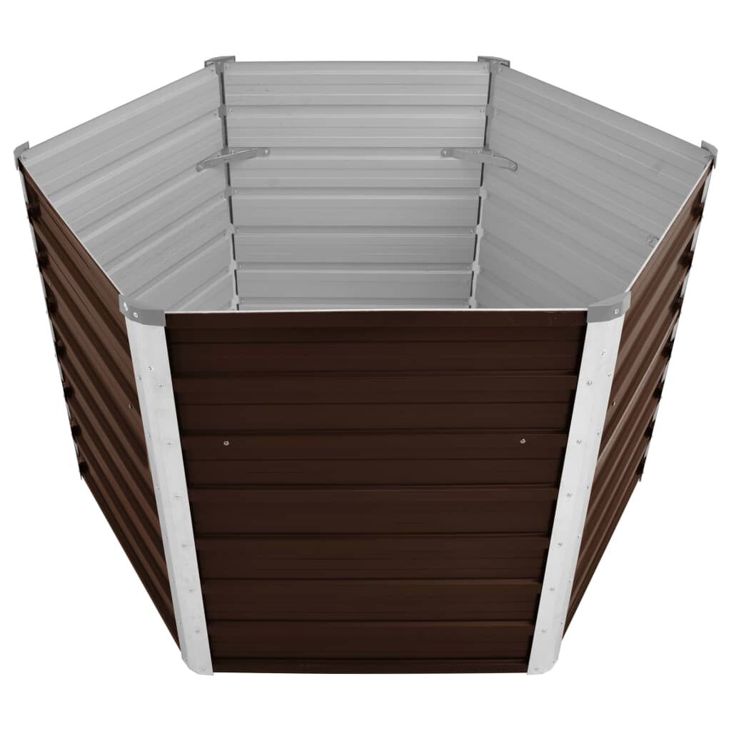 VidaXL Verhoogde Plantenbak 129cm Bruin -35%!