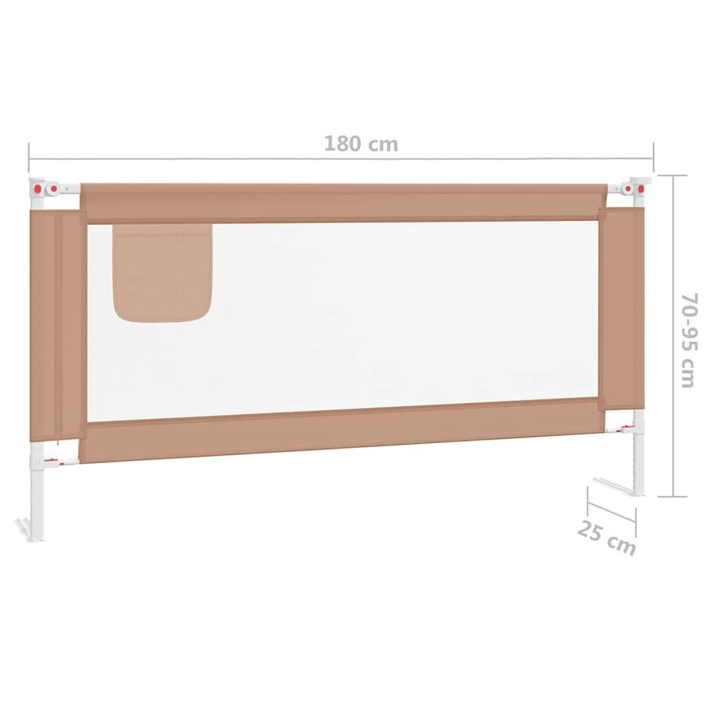 vidaXL Bedhekje Taupe 180cm - 35% Korting! Krasje, Nieuw