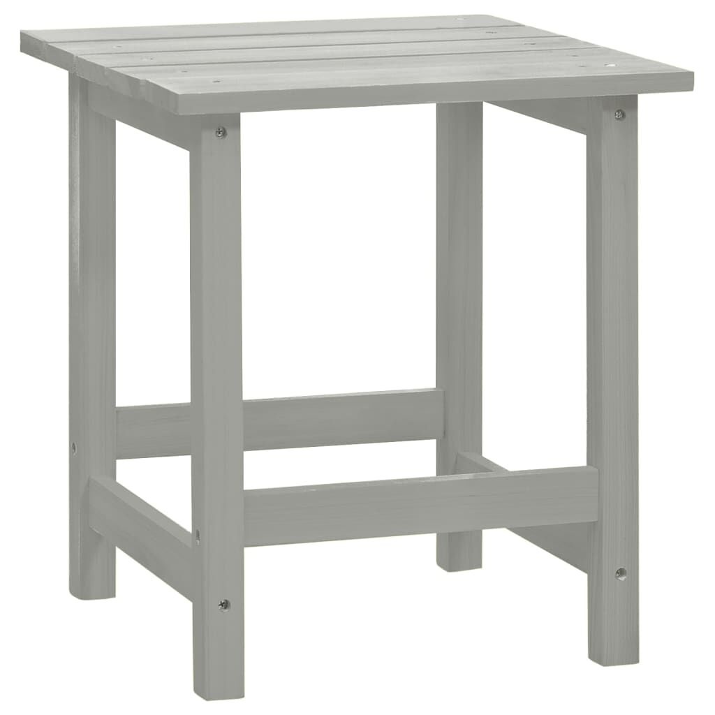 Adirondack Tuinstoel + Tafel Grijs -55% Korting! Krasjes