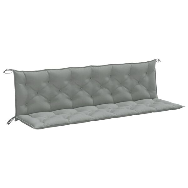 Tuinbankkussens 200x50cm Lichtgrijs - 35% Korting!