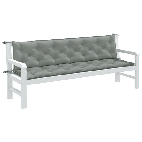 Tuinbankkussens 200x50cm Lichtgrijs - 35% Korting!