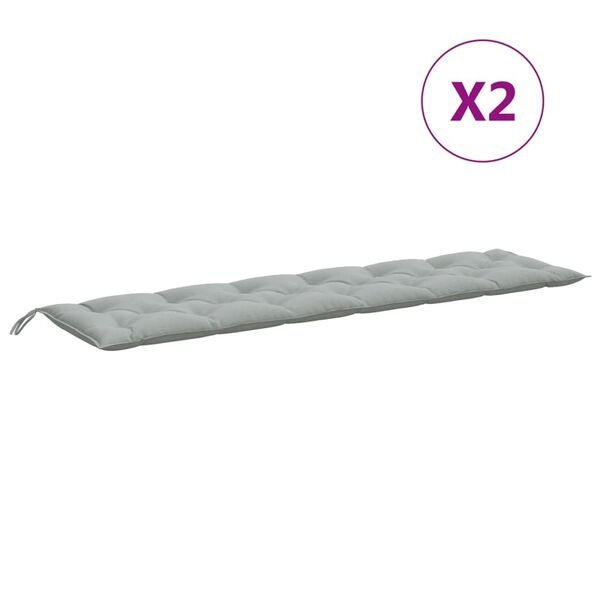 Tuinbankkussens 200x50cm Lichtgrijs - 35% Korting!