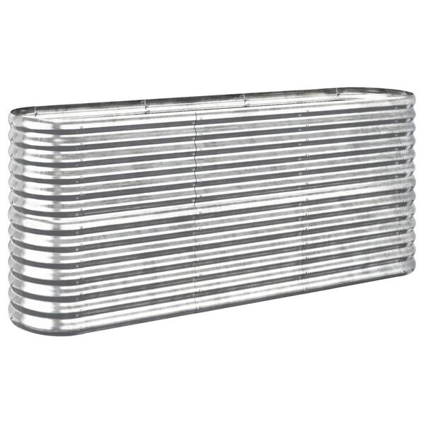 vidaXL Plantenbak Zilver - 152cm - 60% Korting!