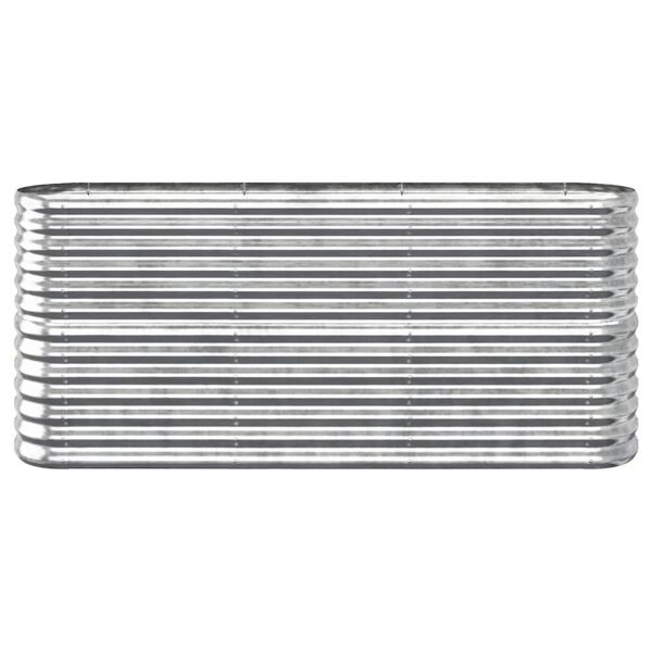 vidaXL Plantenbak Zilver - 152cm - 60% Korting!
