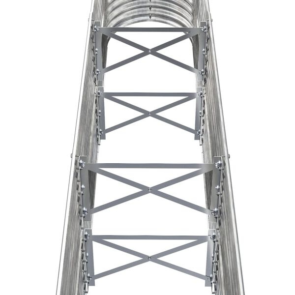 vidaXL Plantenbak Zilver - 152cm - 60% Korting!