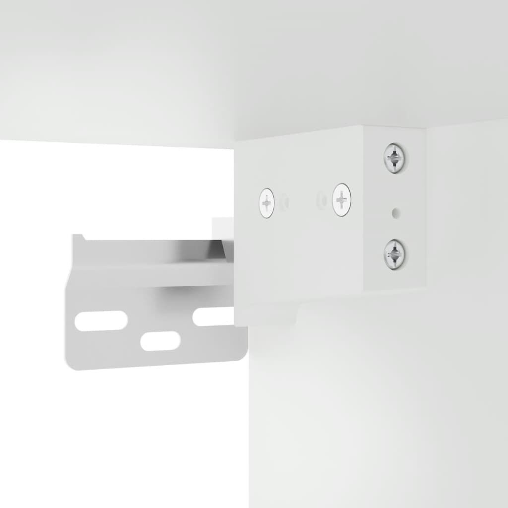 vidaXL Hangkasten (2x) Wit - 69,5cm - 35% Korting!