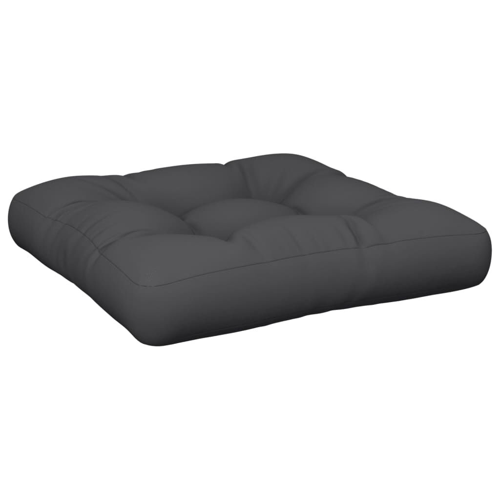 vidaXL Palletkussen Zwart 60x60cm - 35% Korting!