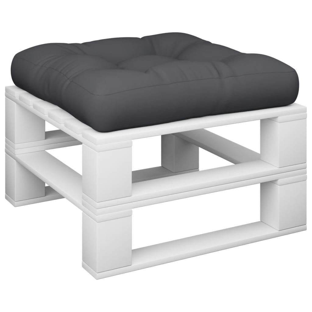 vidaXL Palletkussen Zwart 60x60cm - 35% Korting!