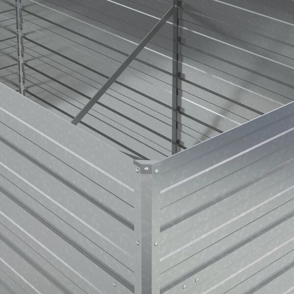 VidaXL Verhoogde Plantenbak 160cm - Gegalvaniseerd - 35% Korting!