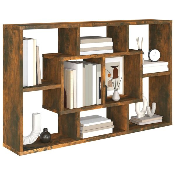 Wandschap Gerookt Eiken 85cm - 35% Korting! Zo Goed Als Nieuw