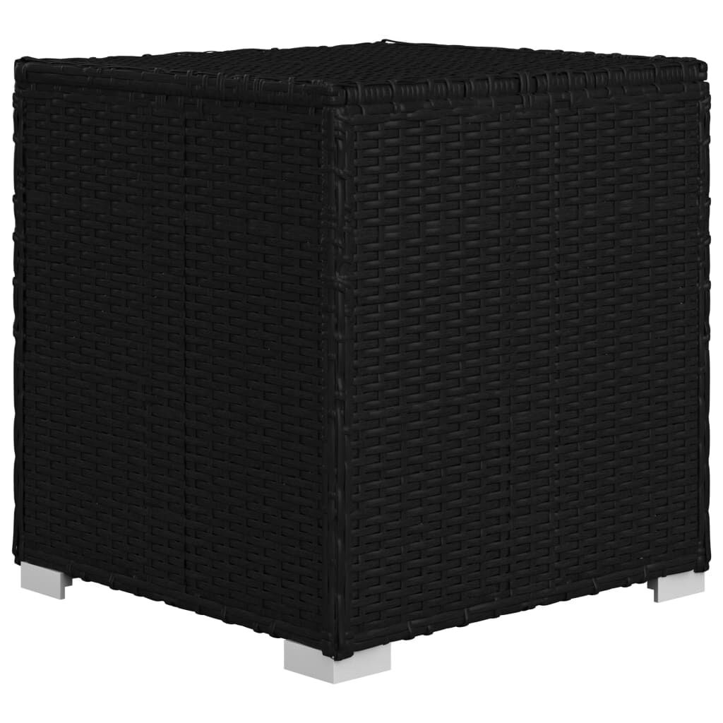 Ligbed + Tafel Crèmewit Rattan -35%! Zwembad/Balkon
