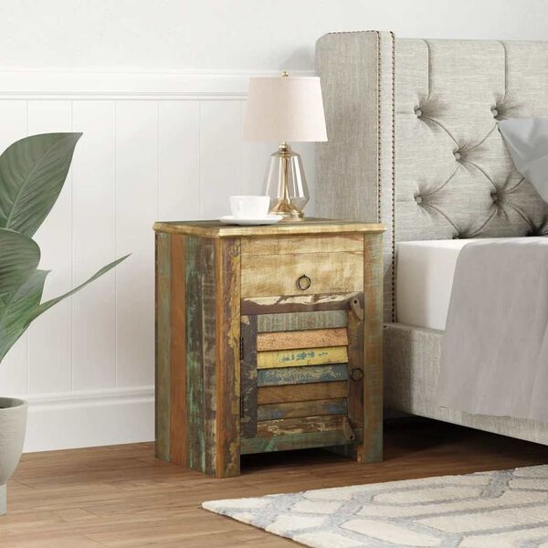 VidaXL Bijzettafel Gerecycled Hout - 35% Korting!