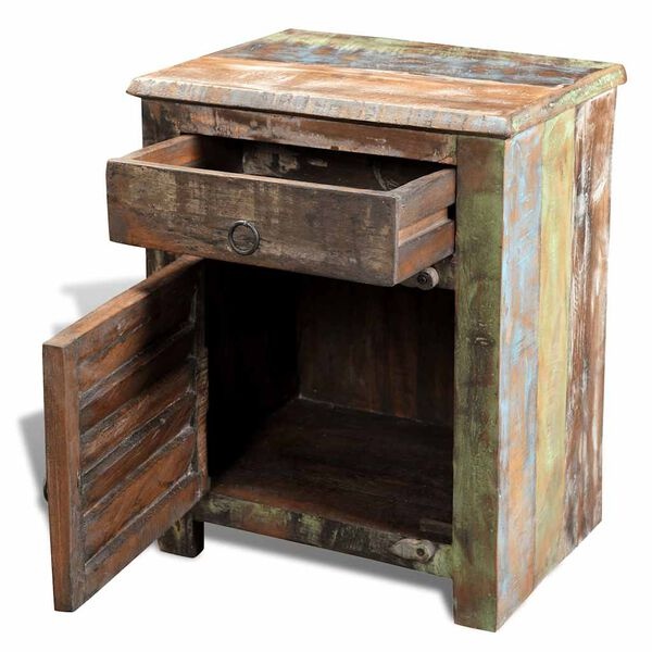 VidaXL Bijzettafel Gerecycled Hout - 35% Korting!