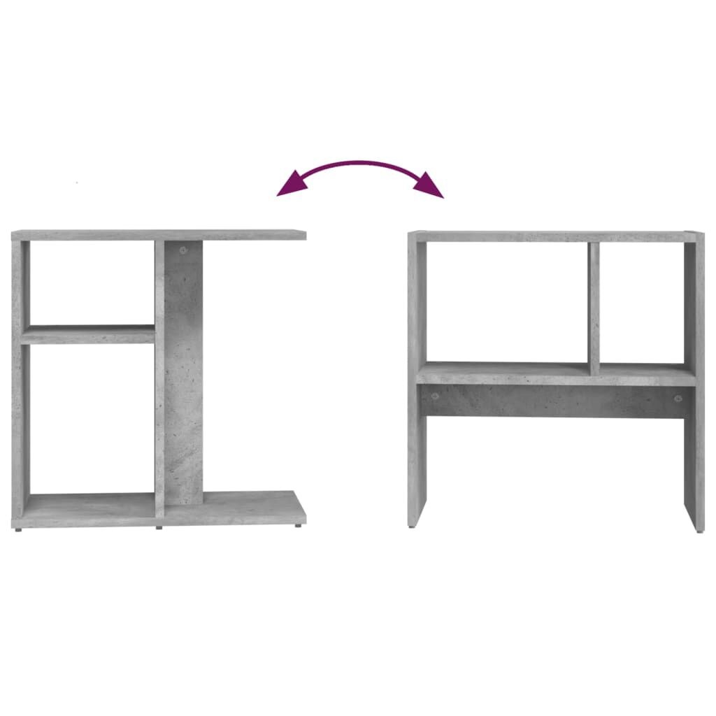 vidaXL Bijzettafel Betongrijs -50x30x50cm - 35% Korting!