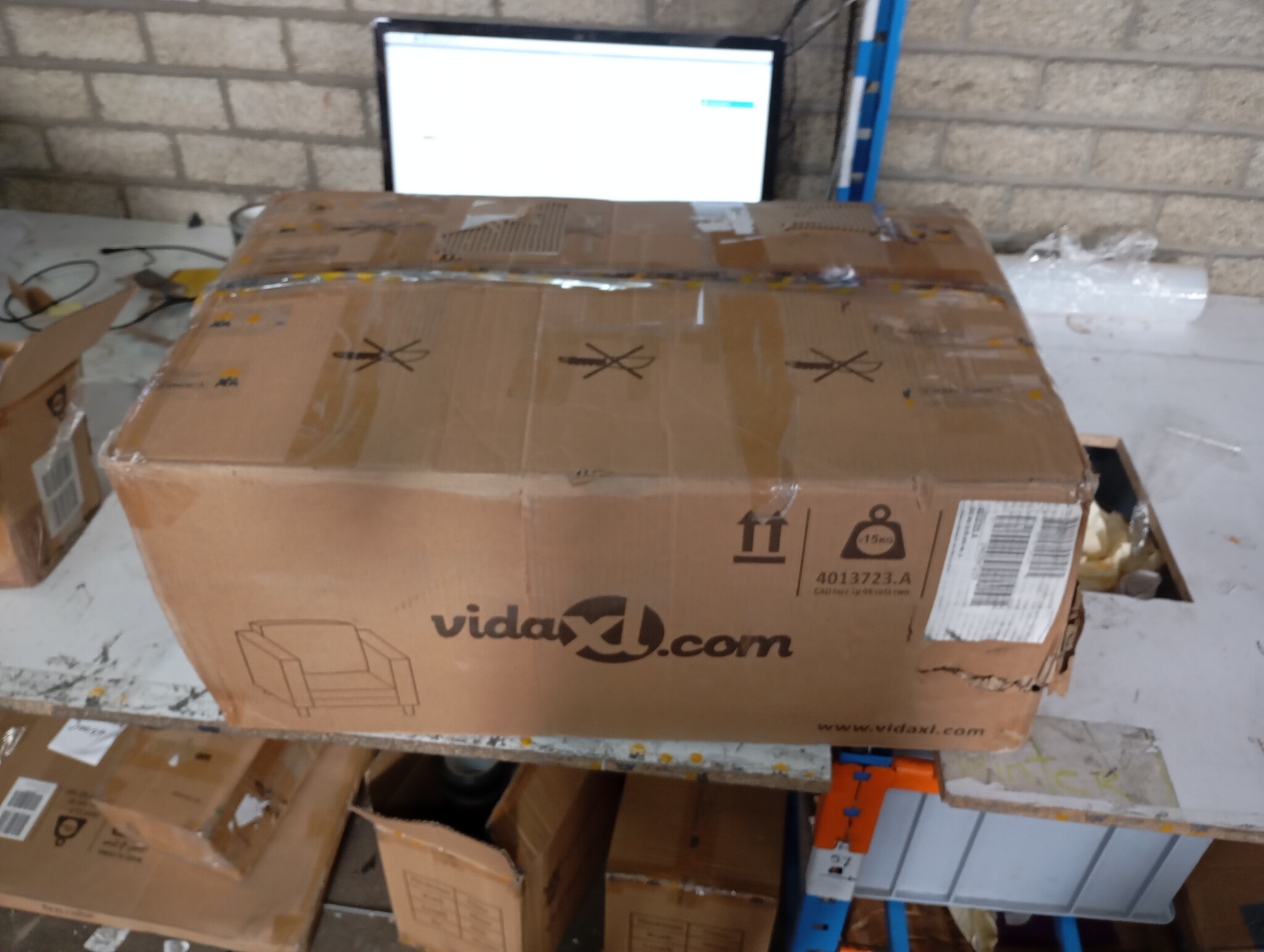 vidaXL Fauteuil Crèmekleurig - 60% Korting!