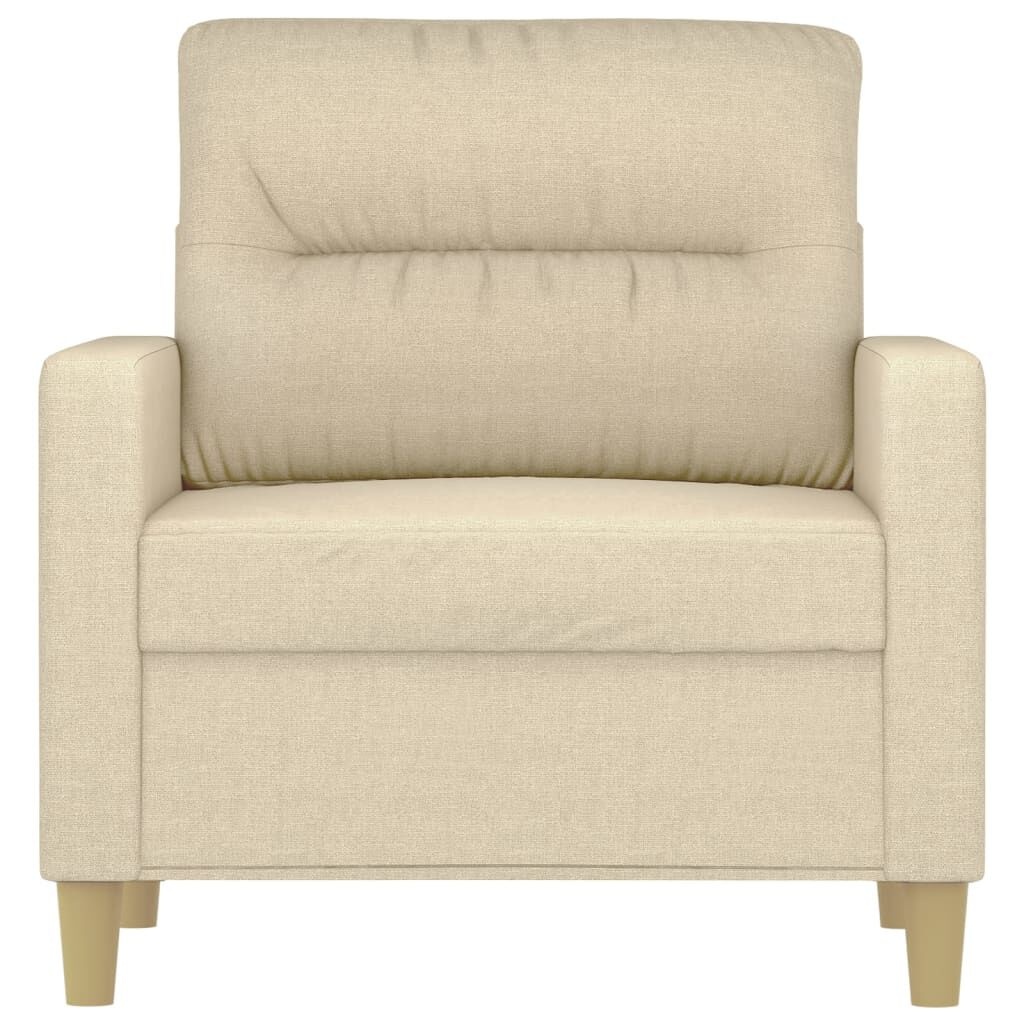 vidaXL Fauteuil Crèmekleurig - 60% Korting!