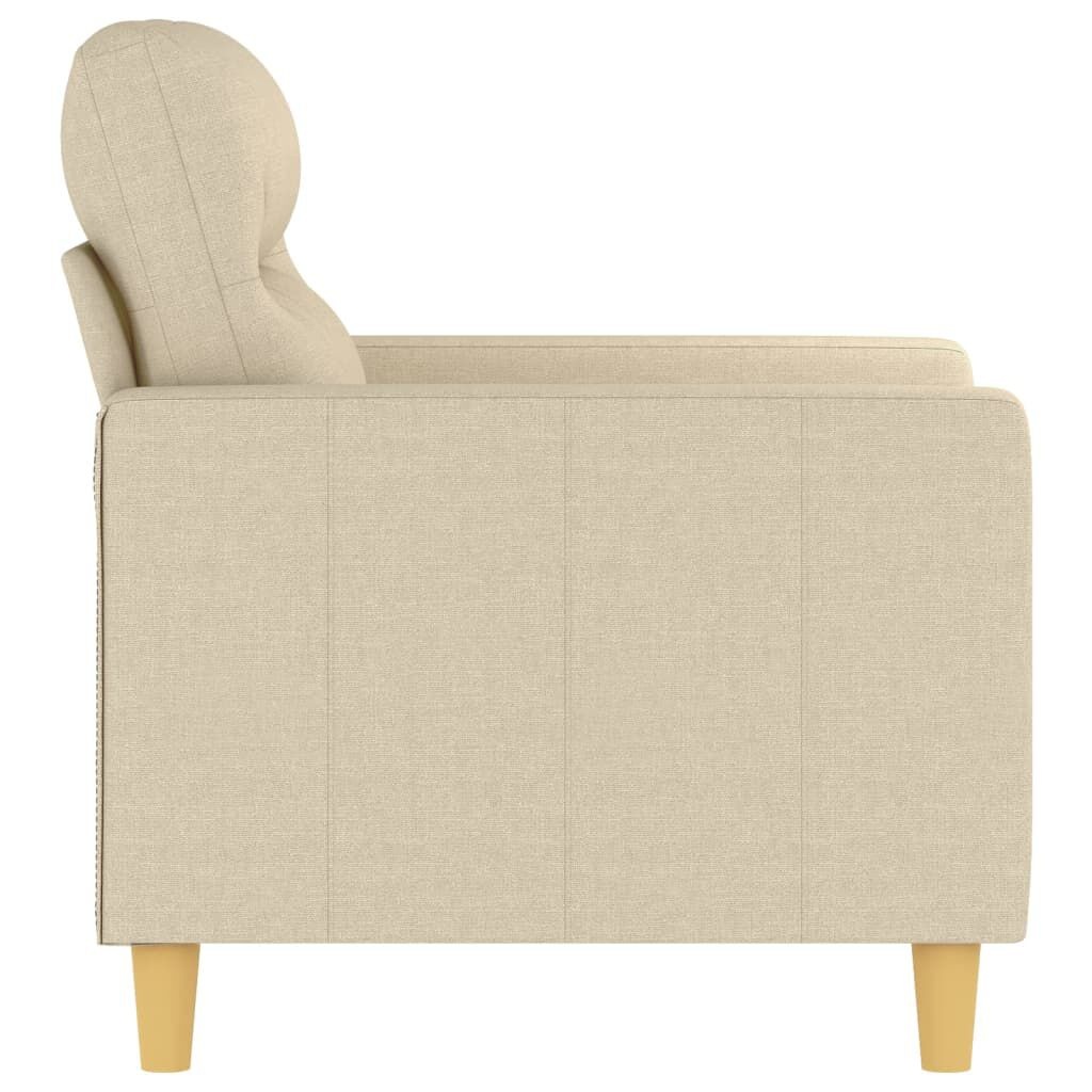 vidaXL Fauteuil Crèmekleurig - 60% Korting!