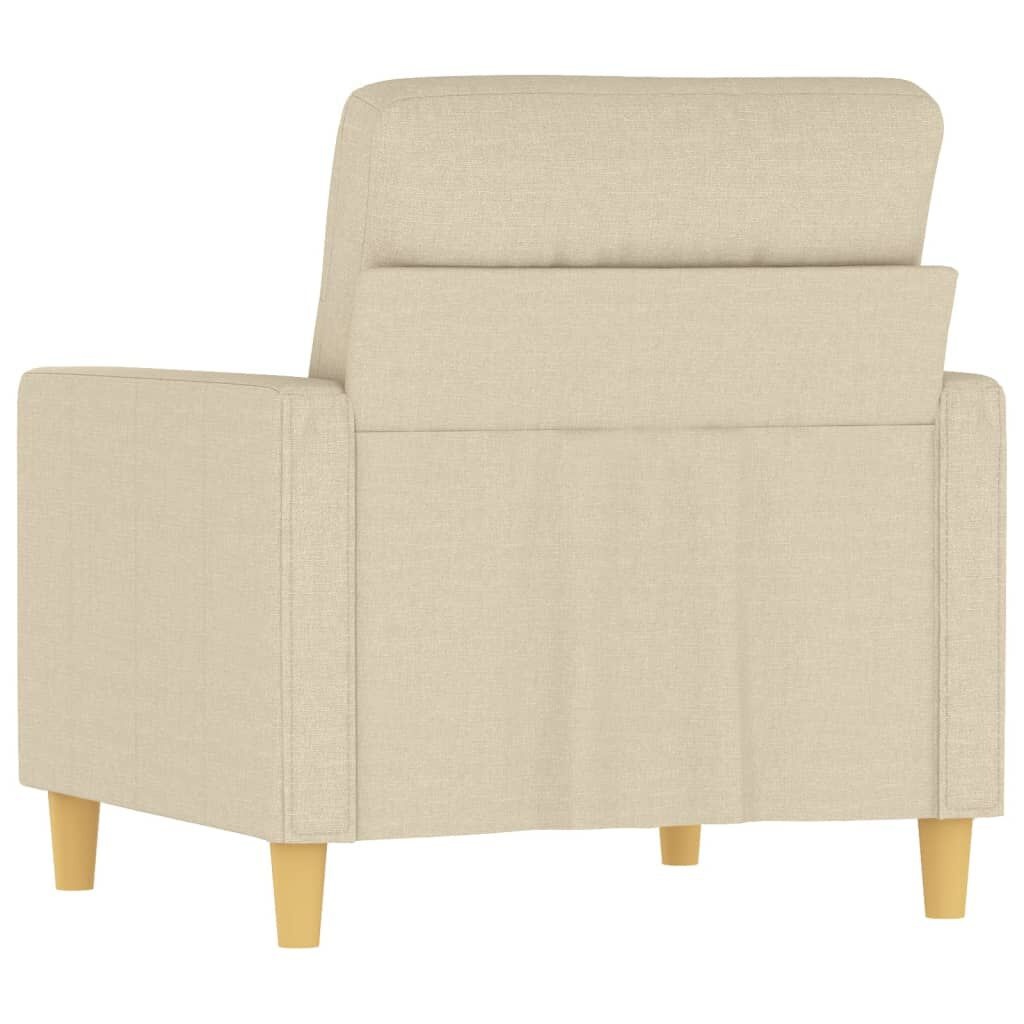 vidaXL Fauteuil Crèmekleurig - 60% Korting!