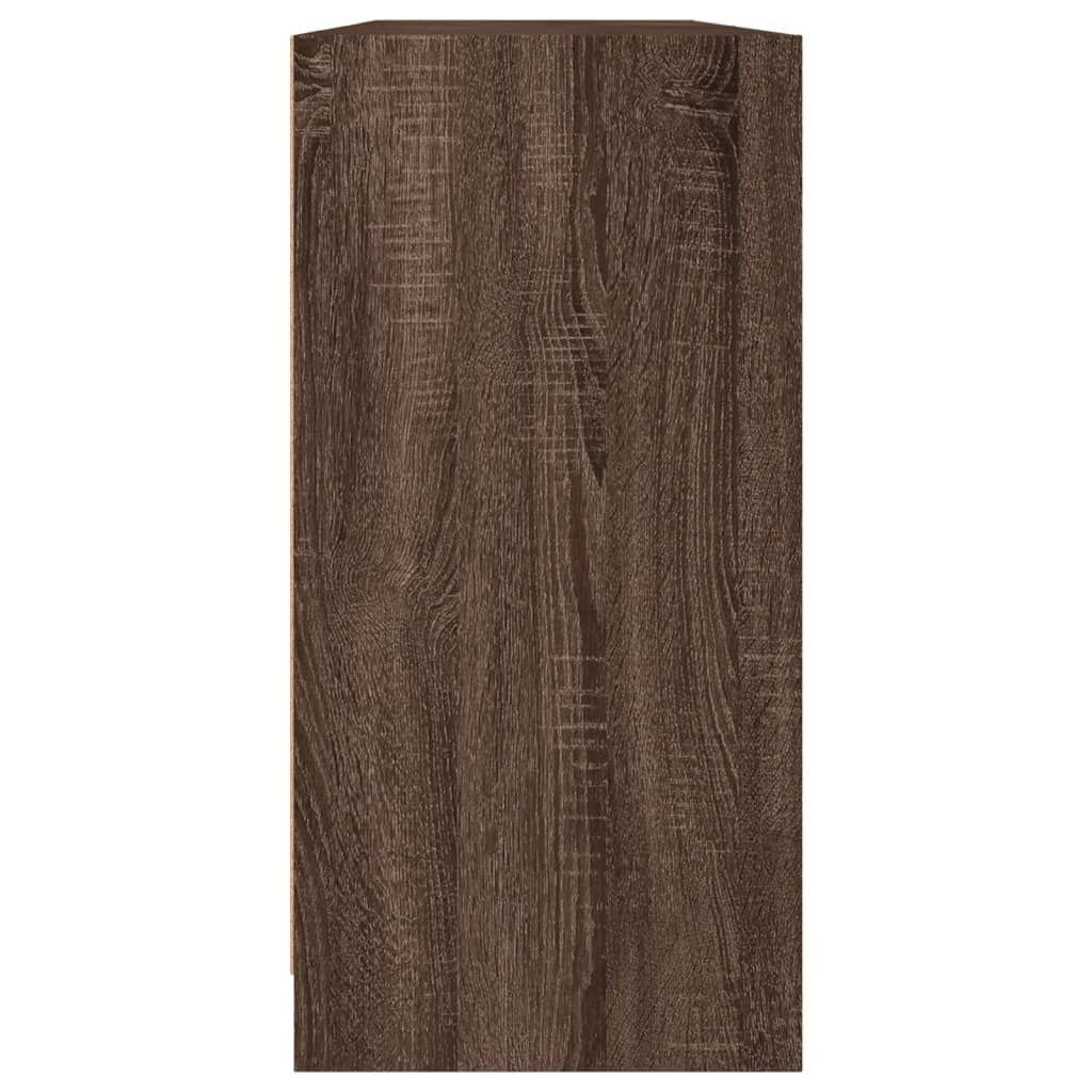 vidaXL Boekenkast Bruin Eiken 204cm - 35% Korting!